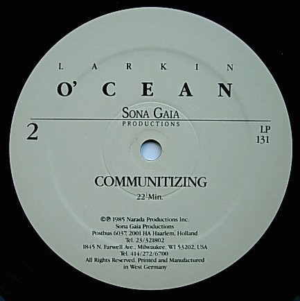 Larkin - O'cean | Sona Gaia Productions (LP-131) - 4