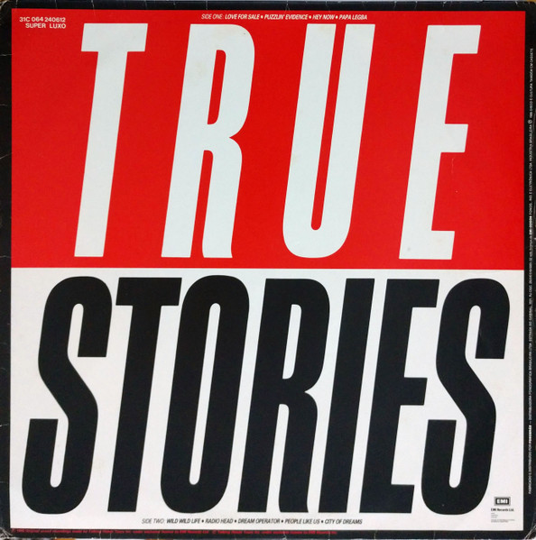Talking Heads - True Stories | EMI (31C 064 240612) - 2