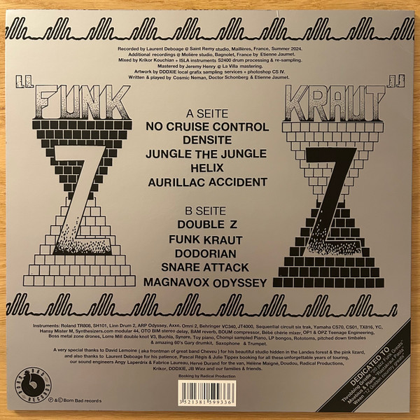 Zombie Zombie - Funk Kraut | Born Bad Records (BB184LP) - 2