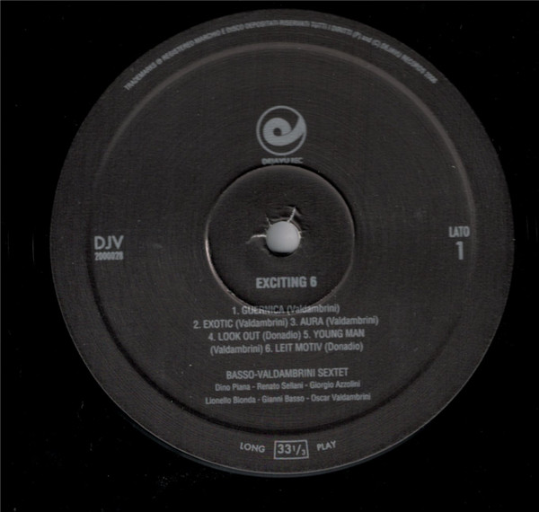 Sestetto Basso-Valdambrini - Exciting 6 | Dejavu (DJV 2000028) - 3