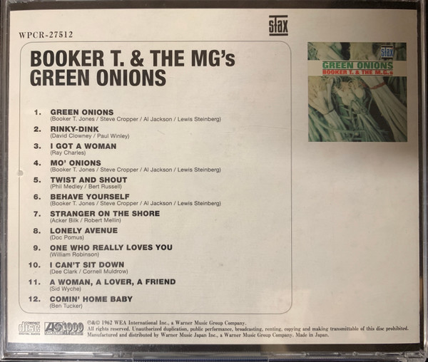 Booker T & The MG's - Green Onions | Stax (WPCR-27512) - 3 Booker T & The MG's - Green Onions | Stax (WPCR-27512) - 3