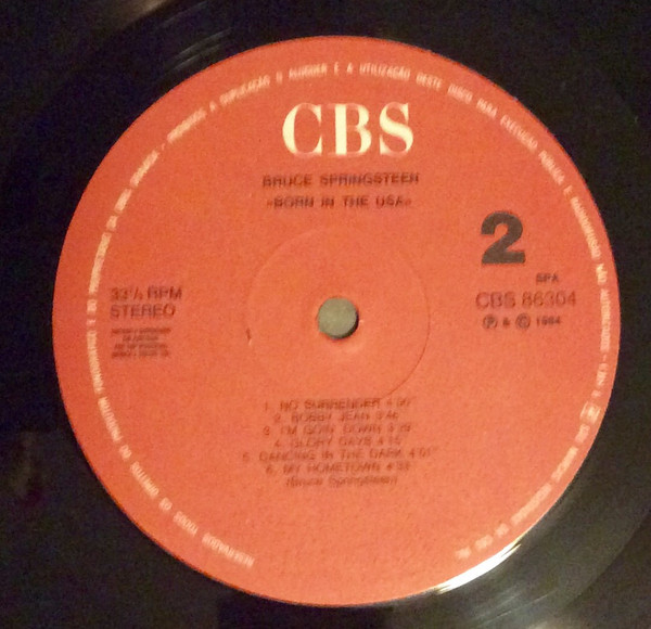 Bruce Springsteen - Born In The U.S.A. | CBS (86304) - 4