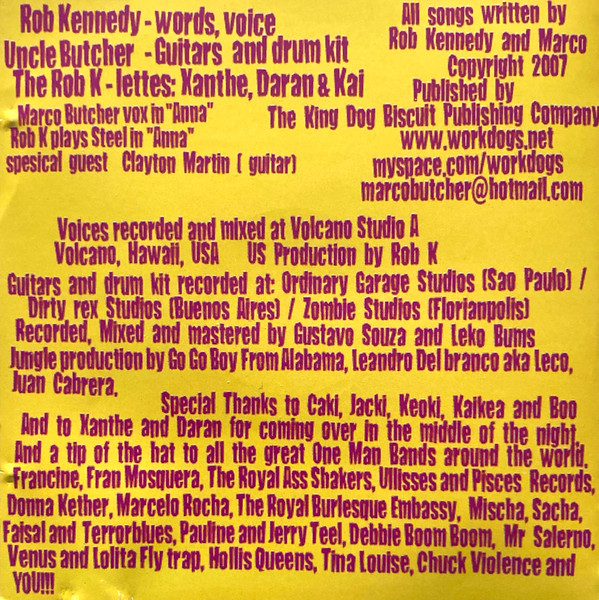 Rob Kennedy & Uncle Butcher - In 24 Hours Songs | Pisces Records (PR 017) - 3 Rob Kennedy & Uncle Butcher - In 24 Hours Songs | Pisces Records (PR 017) - 3