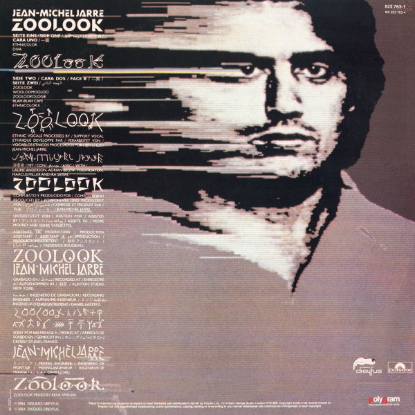Jean-Michel Jarre - Zoolook | Polydor (823 763-1) - 2