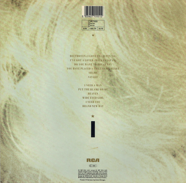 Eurythmics - Savage | RCA (PL 71555) - 2 Eurythmics - Savage | RCA (PL 71555) - 2