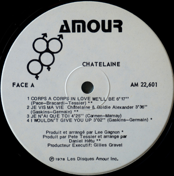 Chatelaine - Chatelaine [Vinyl] | Amour Records (A.M. 22,601) - 3