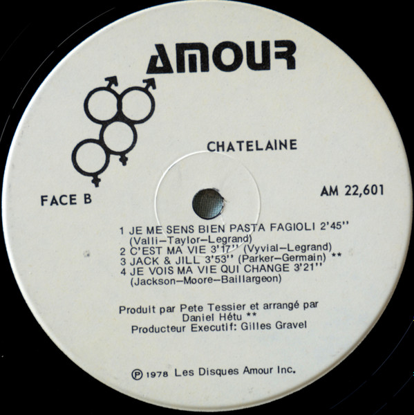 Chatelaine - Chatelaine [Vinyl] | Amour Records (A.M. 22,601) - 4