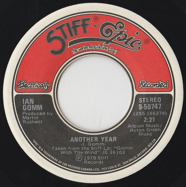 Ian Gomm - Hold On | Stiff-Epic (9-50747) - 2