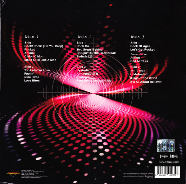 Def Leppard - Mirror Ball - Live & More | Frontiers Records (FR LP 523) - 2 Def Leppard - Mirror Ball - Live & More | Frontiers Records (FR LP 523) - 2