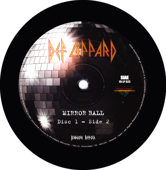 Def Leppard - Mirror Ball - Live & More | Frontiers Records (FR LP 523) - 4 Def Leppard - Mirror Ball - Live & More | Frontiers Records (FR LP 523) - 4