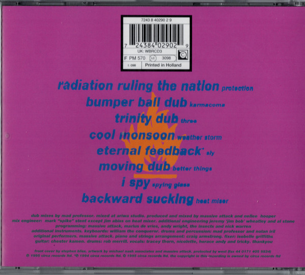 Massive Attack V Mad Professor - No Protection | Wild Bunch Records (wbrcd3) - 2 Massive Attack V Mad Professor - No Protection | Wild Bunch Records (wbrcd3) - 2