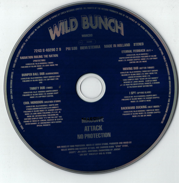 Massive Attack V Mad Professor - No Protection | Wild Bunch Records (wbrcd3) - 4 Massive Attack V Mad Professor - No Protection | Wild Bunch Records (wbrcd3) - 4