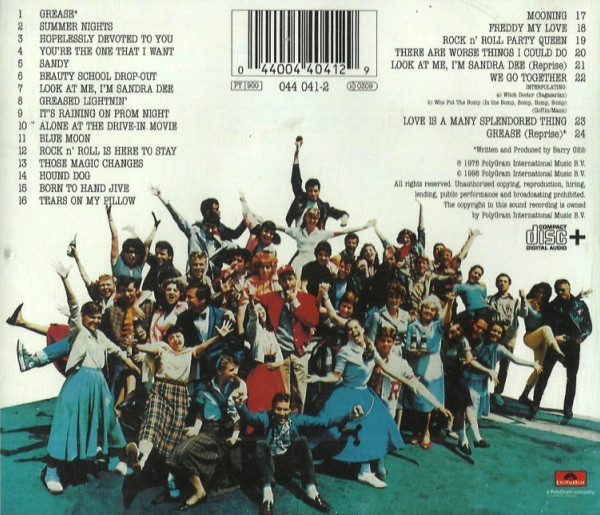 Various - Grease (The Original Soundtrack From The Motion Picture) | Polydor (044 041-2) - 2