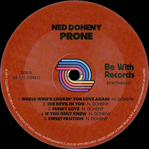 Ned Doheny - Prone | Be With Records (BEWITH005LP) - 4 Ned Doheny - Prone | Be With Records (BEWITH005LP) - 4