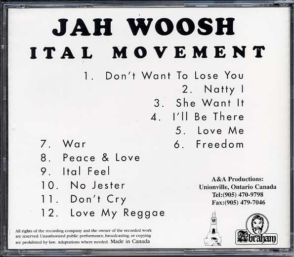 Jah Woosh - Ital Movement | Abraham (STV 003) - 2 Jah Woosh - Ital Movement | Abraham (STV 003) - 2