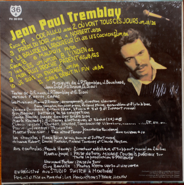 Jean Paul Tremblay - Vue D'en Bas | 36 (FH 36 006) - 2