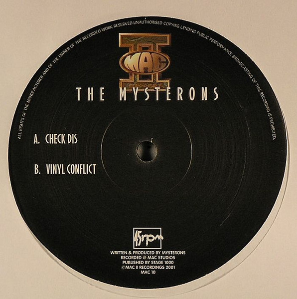 The Mysterons - Check Dis / Vinyl Conflict | Mac II Recordings (MAC 10)