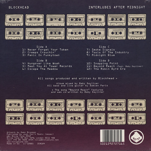 Blockhead - Interludes After Midnight | Ninja Tune (ZEN184) - 2 Blockhead - Interludes After Midnight | Ninja Tune (ZEN184) - 2