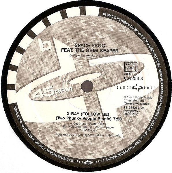 Space Frog - X-Ray (Follow Me) - Remixes | Dance Pool (664256 8) - 3 Space Frog - X-Ray (Follow Me) - Remixes | Dance Pool (664256 8) - 3