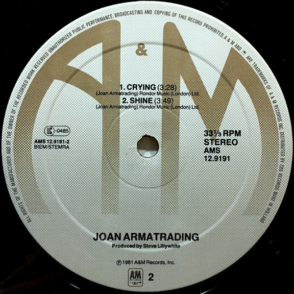 Joan Armatrading - The Weakness In Me | A&M Records (AMS 12.9191) - 4 Joan Armatrading - The Weakness In Me | A&M Records (AMS 12.9191) - 4