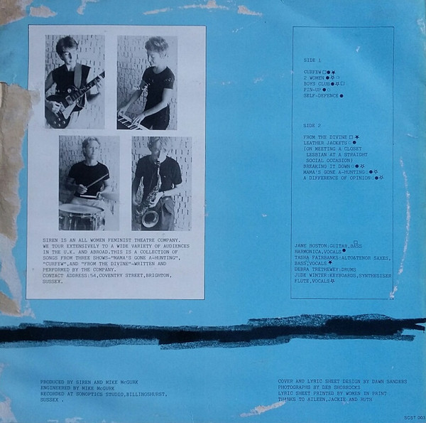 Siren - Plays | Stroppy Cow Records (SCST 003) - 2 Siren - Plays | Stroppy Cow Records (SCST 003) - 2