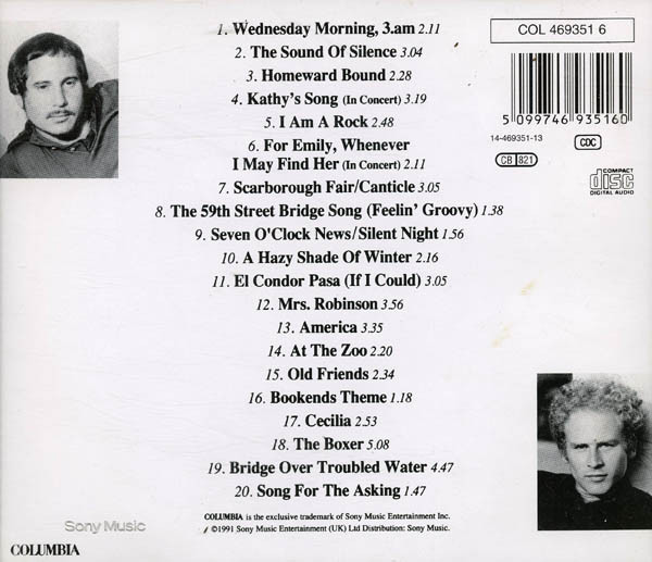 Simon & Garfunkel - The Definitive Simon And Garfunkel | Columbia (MOOD CD 21) - 2 Simon & Garfunkel - The Definitive Simon And Garfunkel | Columbia (MOOD CD 21) - 2