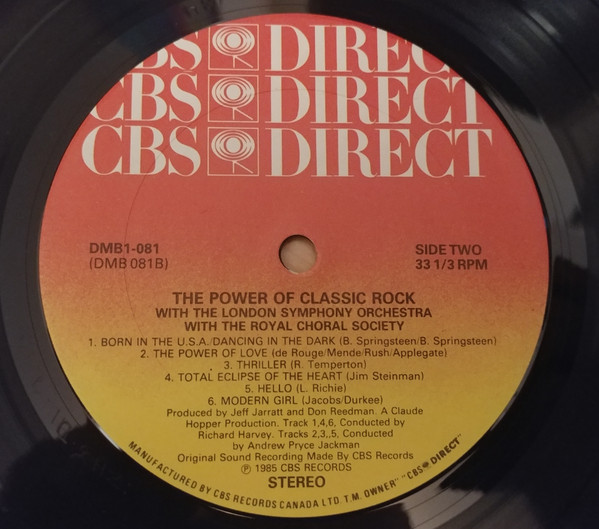 London Symphony Orchestra - The Power Of Classic Rock | CBS Direct (DMB1-081) - 4