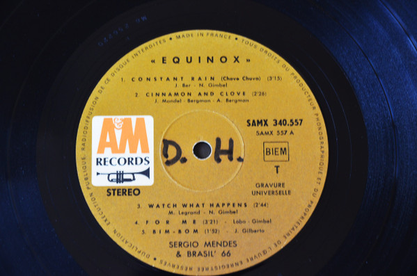 Sérgio Mendes & Brasil '66 - Equinox | A&M Records (SAMX 340.557) - 3 Sérgio Mendes & Brasil '66 - Equinox | A&M Records (SAMX 340.557) - 3
