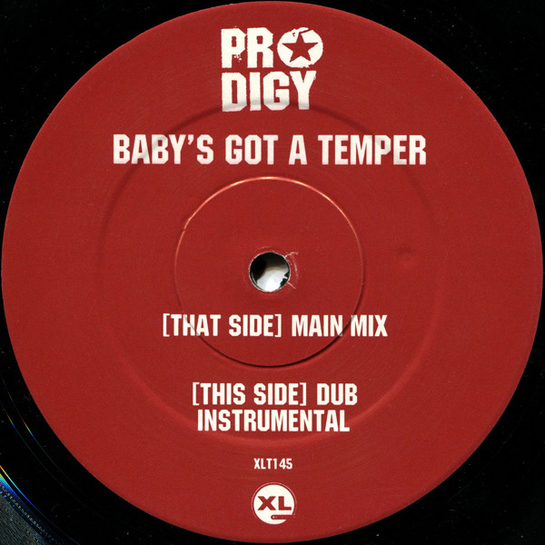The Prodigy - Baby's Got A Temper | XL Recordings (XLT 145) - 4