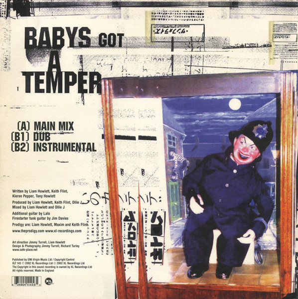 The Prodigy - Baby's Got A Temper | XL Recordings (XLT 145) - 2