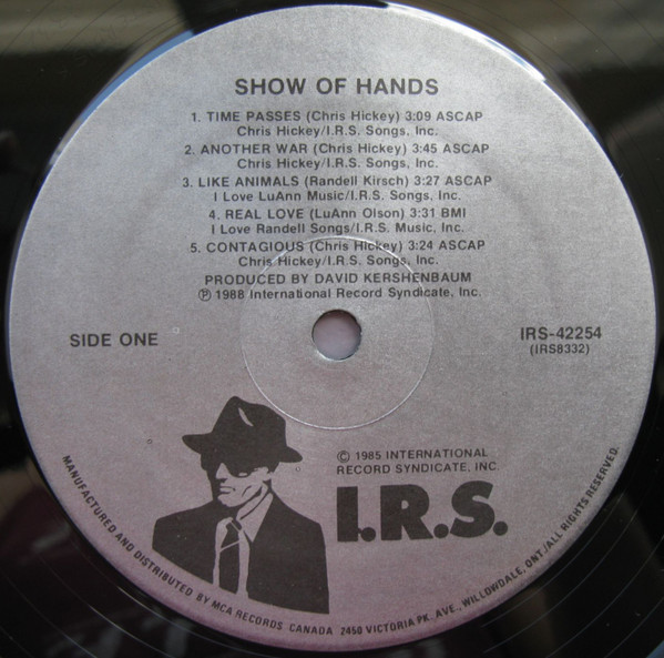 Show Of Hands - Show Of Hands | I.R.S. Records (IRS-42254) - 3 Show Of Hands - Show Of Hands | I.R.S. Records (IRS-42254) - 3