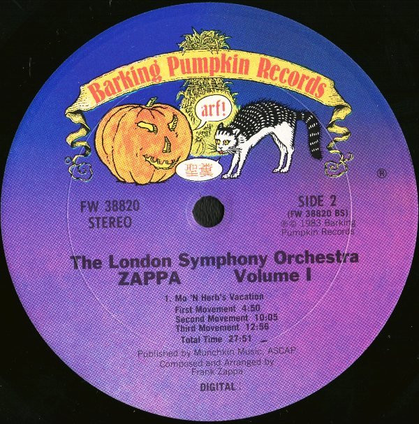 Frank Zappa / London Symphony Orchestra Conducted By Kent Nagano - The London Symphony Orchestra - Zappa Vol. 1 | Barking Pumpkin Records (FW 38820) - 3 Frank Zappa / London Symphony Orchestra Conducted By Kent Nagano - The London Symphony Orchestra - Zappa Vol. 1 | Barking Pumpkin Records (FW 38820) - 3