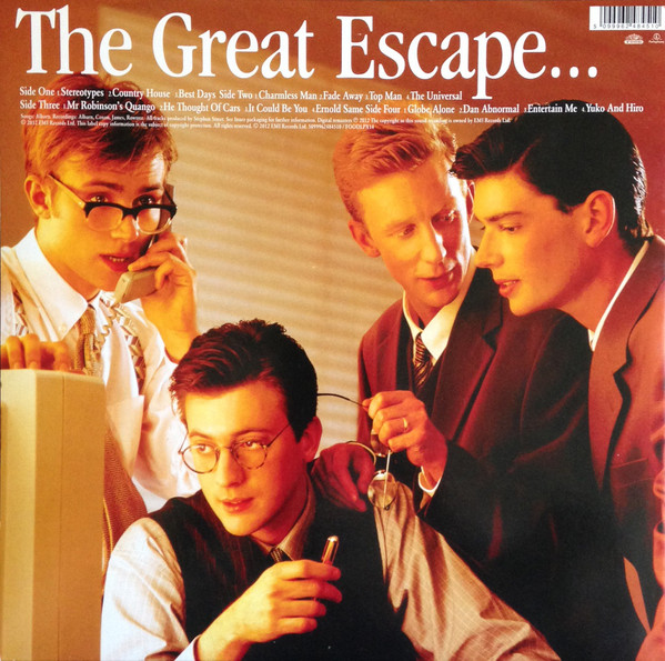 Blur - The Great Escape | Food (FOODLPX14) - 2