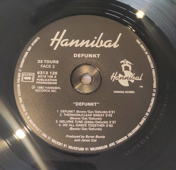 Defunkt - Defunkt | Hannibal Records (6313 125) - 4 Defunkt - Defunkt | Hannibal Records (6313 125) - 4