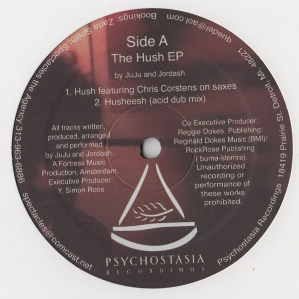 Juju & Jordash - The Hush EP | Psychostasia Recordings (PSY-008) - main