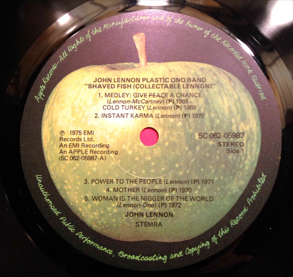 John Lennon / The Plastic Ono Band - Shaved Fish | Apple Records (5C 062-05987) - 3 John Lennon / The Plastic Ono Band - Shaved Fish | Apple Records (5C 062-05987) - 3