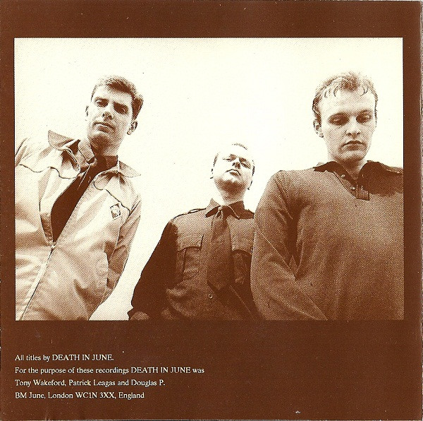 Death In June - The Guilty Have No Past | New European Recordings (BAD VC CD3) - 4