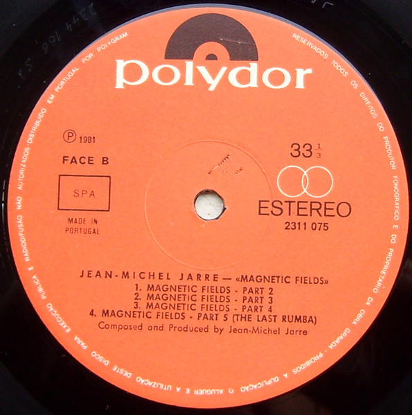 Jean-Michel Jarre - Magnetic Fields | Polydor (2311 075) - 3