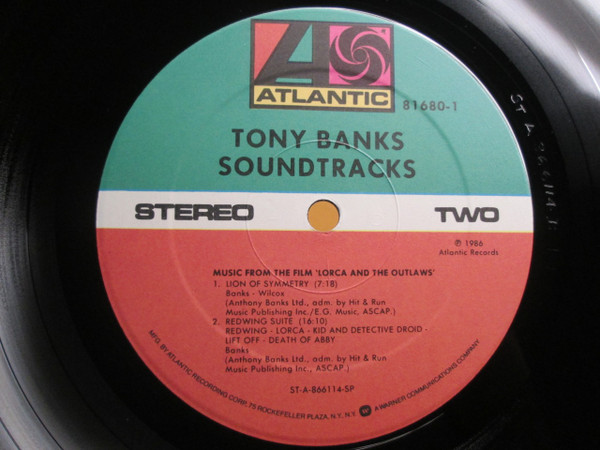Tony Banks - Soundtracks | Atlantic (81680-1) - 4