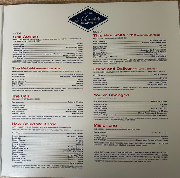 Eric Clapton - Meanwhile - 2LP | Surfdog Records (88304-1) - 4 Eric Clapton - Meanwhile - 2LP | Surfdog Records (88304-1) - 4