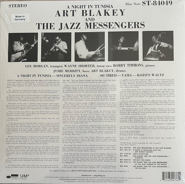 Art Blakey & The Jazz Messengers - A Night In Tunisia | Blue Note (6500764) - 2