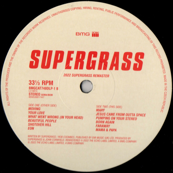 Supergrass - Supergrass | BMG (BMGCAT748DLP) - 4 Supergrass - Supergrass | BMG (BMGCAT748DLP) - 4