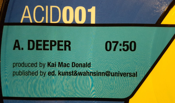 Kai Tracid / Rob Acid - Deeper / Perfecto | Acid Files (ACID001) - 3