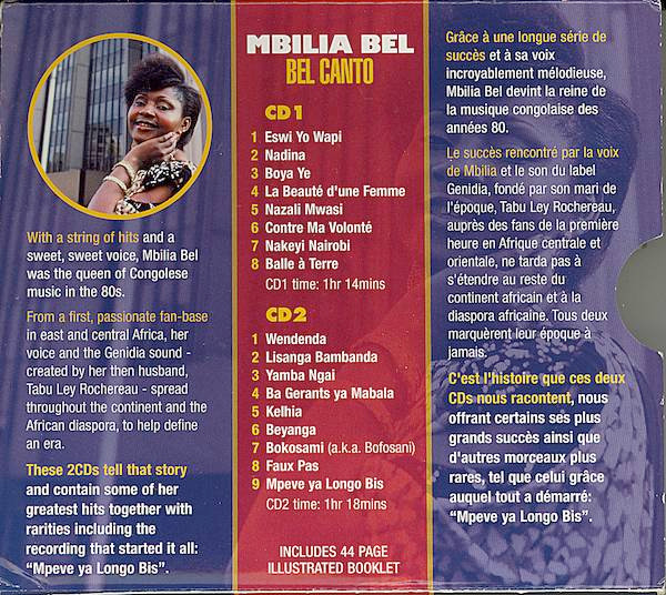 Mbilia Bel - Bel Canto - Best Of The Genidia Years | Stern's Africa (STCD3037-38) - 4 Mbilia Bel - Bel Canto - Best Of The Genidia Years | Stern's Africa (STCD3037-38) - 4