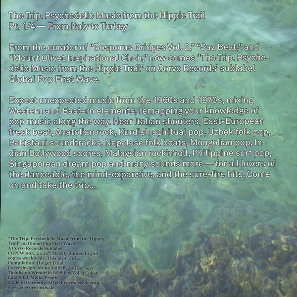 Various - The Trip (Psychedelic Music From The Hippie Trail Pt. 1/4 - From Italy To Turkey) | Global Pop First Wave (CGPFW 003) - 2 Various - The Trip (Psychedelic Music From The Hippie Trail Pt. 1/4 - From Italy To Turkey) | Global Pop First Wave (CGPFW 003) - 2