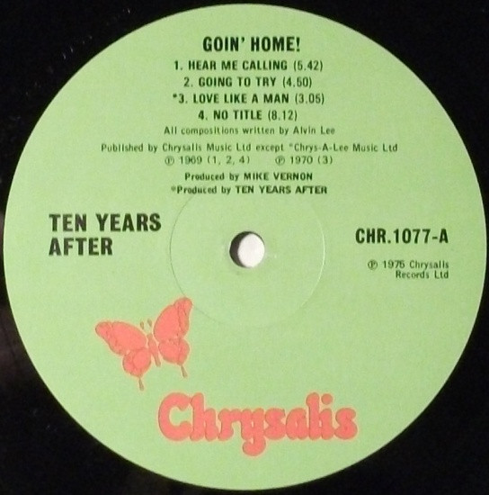 Ten Years After - Goin' Home! | Chrysalis (CHR 1077) - 3