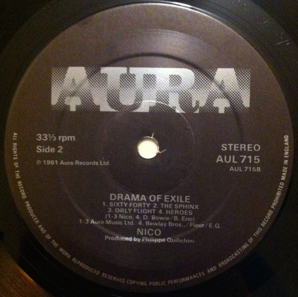 Nico - Drama Of Exile | Aura (AUL 715) - 4