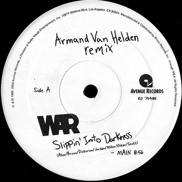 War - Slippin' Into Darkness (Armand Van Helden Remix) | Avenue Records (RO 74488) - 3