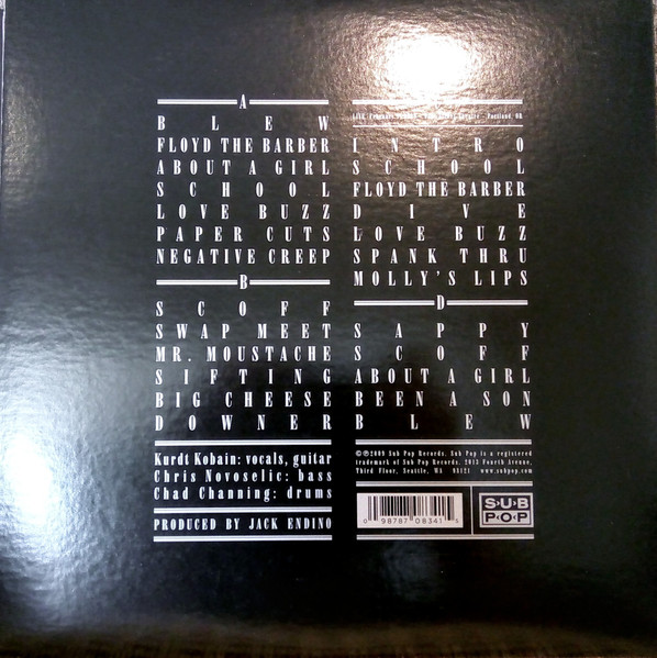 Nirvana - Bleach | Sub Pop (SP 834) - 4