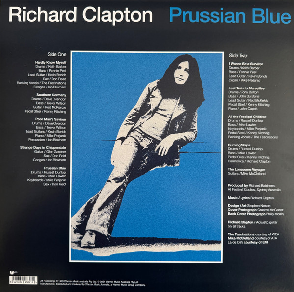 Richard Clapton - Prussian Blue LP | Warner Music Australia (2173225821) - 2 Richard Clapton - Prussian Blue LP | Warner Music Australia (2173225821) - 2